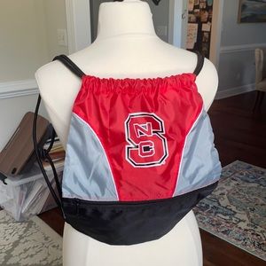 🛍️SALE🛍️ NC State Athletic Sports Shoe Sack Sports Bag Red Black